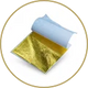 Foglia d'oro 23 kt.